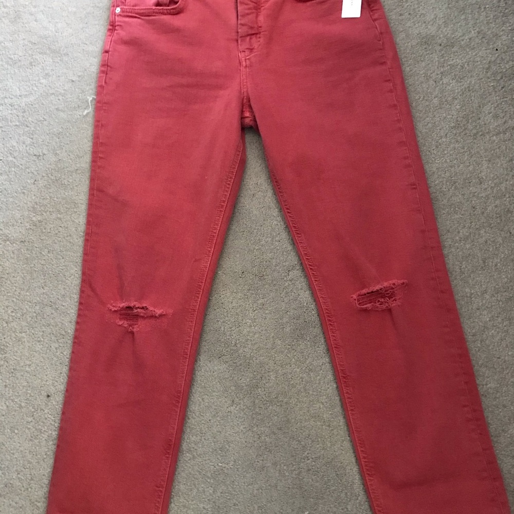 Pilcro red jeans